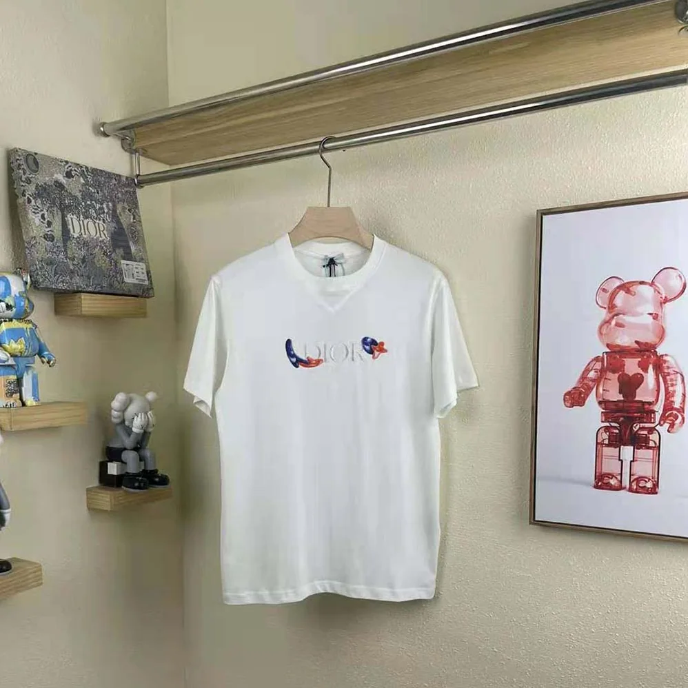 Dior Oversized Dior and Kenny Scharf T for Women in shirt White Cotton Jersey Dior Oversized Dior and Kenny Scharf T for Women in shirt White Cotton Jersey