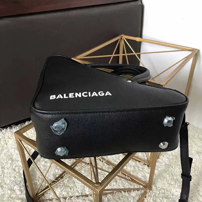 Balenciaga Triangle Duffle M Sized Calfskin Hand Carry Shoulder for Women Balenciaga Triangle Duffle M Sized Calfskin Hand Carry Shoulder for Women