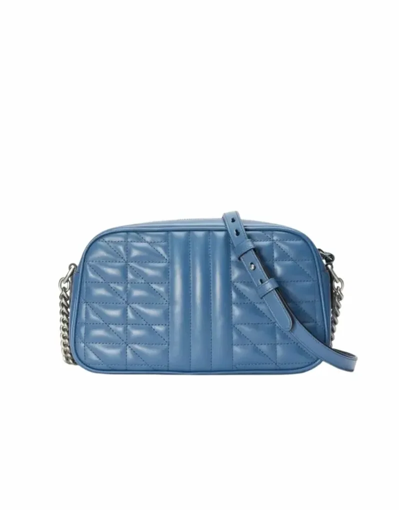 Gucci Marmont Matelasse Shoulder Bag Blue Gucci Marmont Matelasse Shoulder Bag Blue