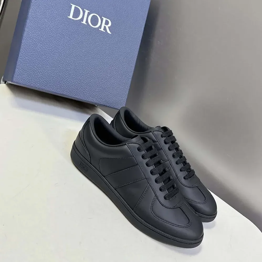 Dior B01 Matchpoint Sneaker Black Smooth Calfskin for Men