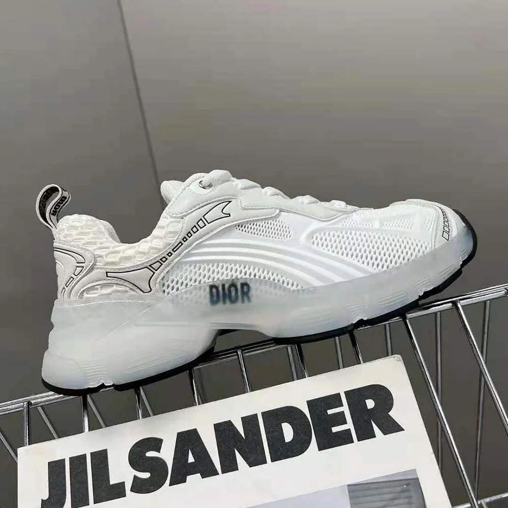 Dior Vibe Sneaker White Technical Fabric Mesh and Rubber for Women Dior Vibe Sneaker White Technical Fabric Mesh and Rubber for Women