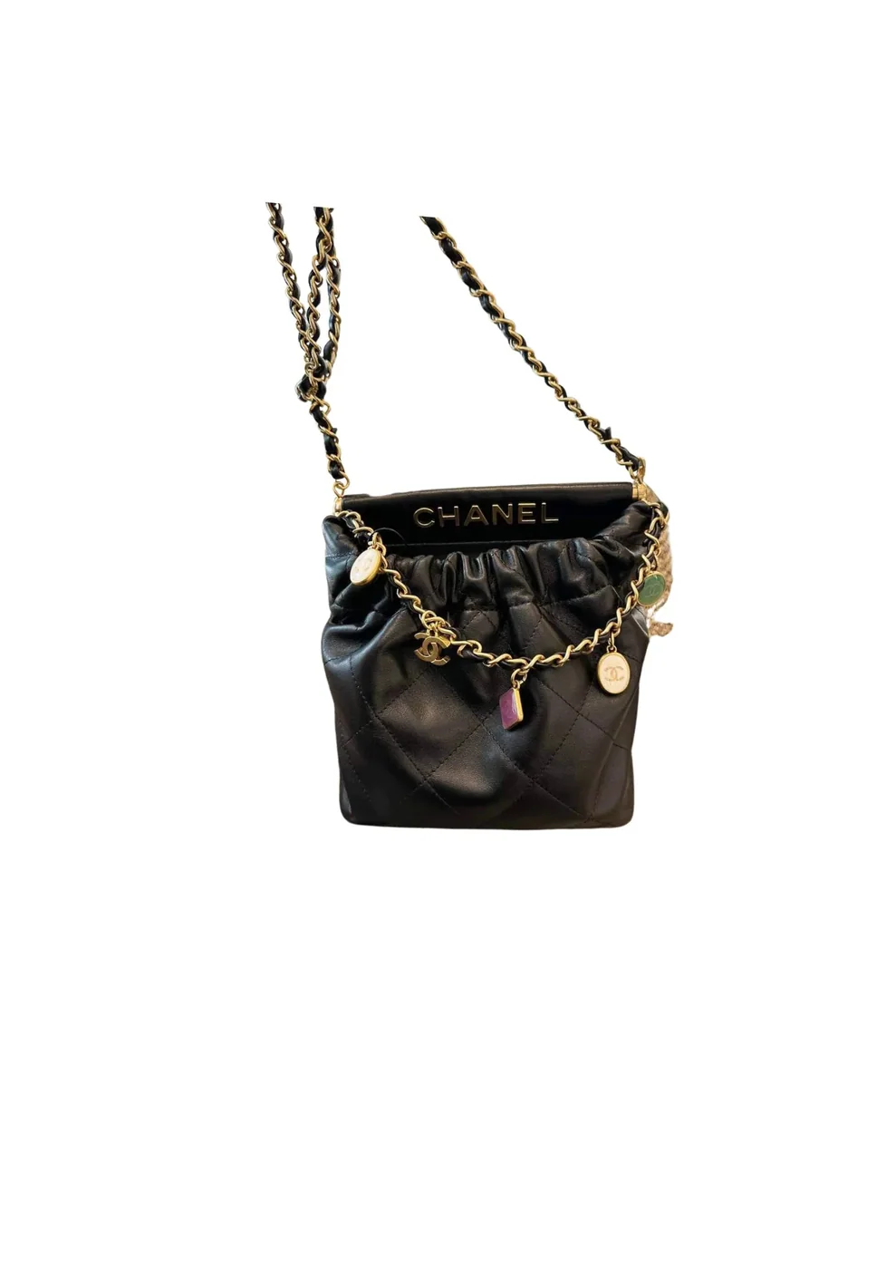 Chanel CC Small Bucket Bag Black / Chanel CC Small Bucket Bag Black /