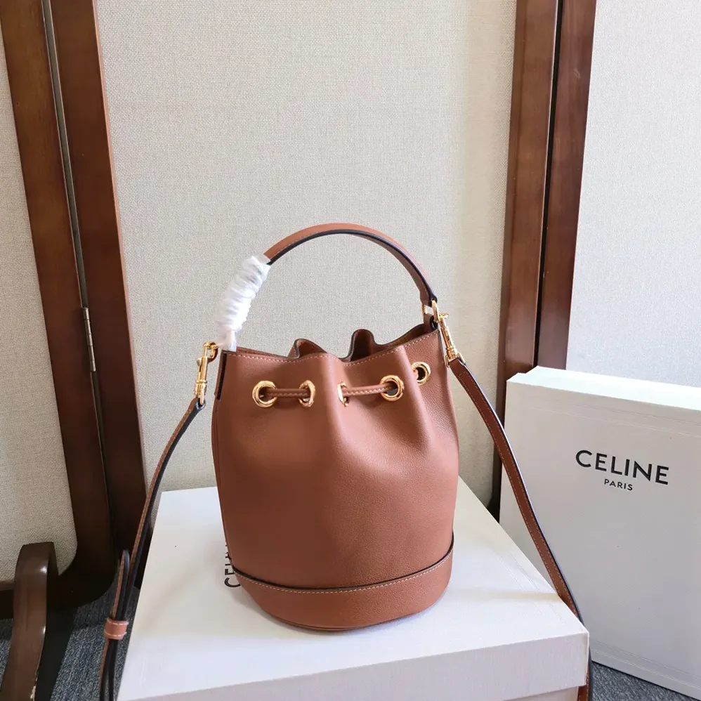 Celine Teen Clara Bag in Supple Grained Calfskin for Women