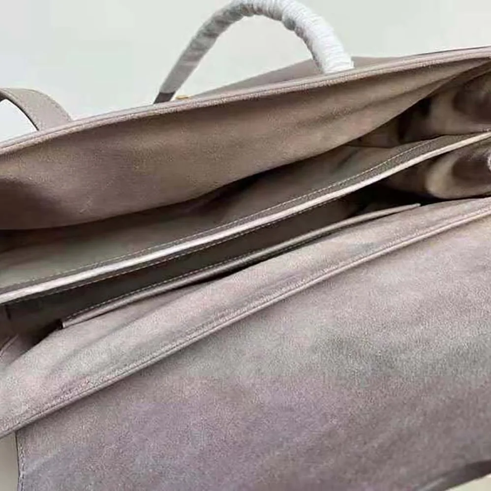 Celine Medium Soft 16 Bag in Supple Grained Calfskin for Women in Gray