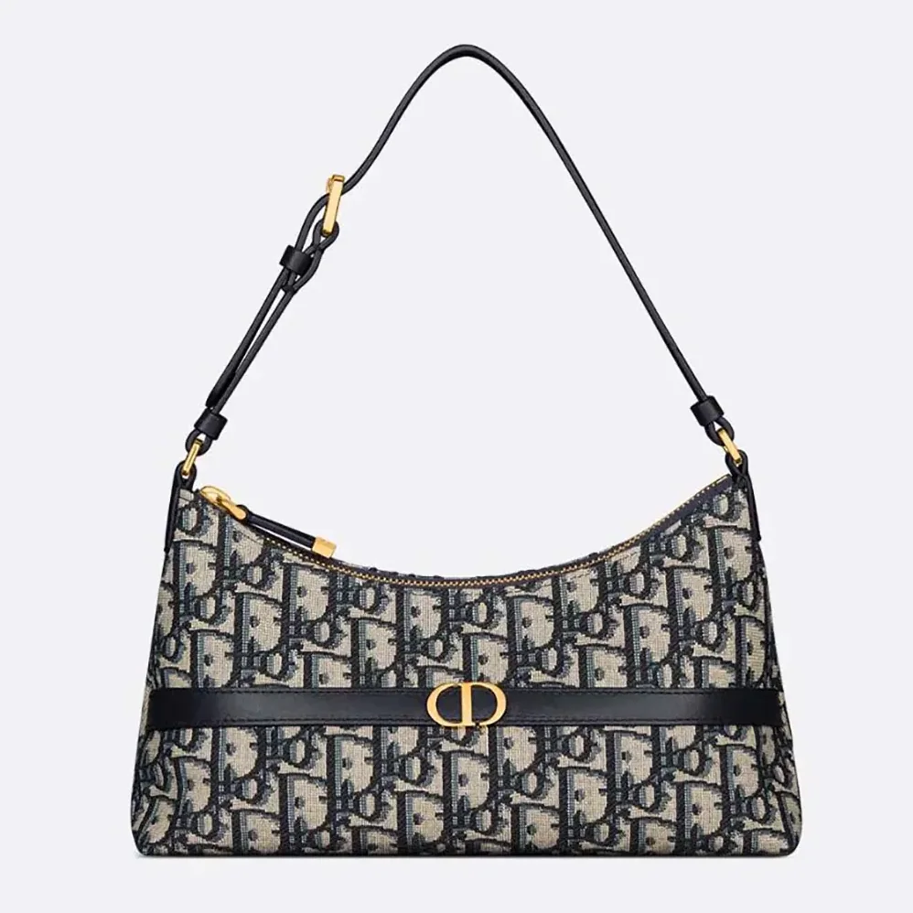 Dior 30 Montaigne Cigale Mini Bag Blue Dior Oblique Jacquard for Women Dior 30 Montaigne Cigale Mini Bag Blue Dior Oblique Jacquard for Women