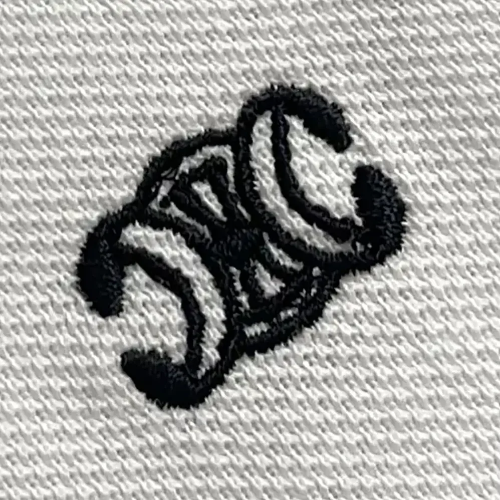 Celine Classic Polo Shirt in Cotton Piqué-White 2X75H626U.01OB for Men