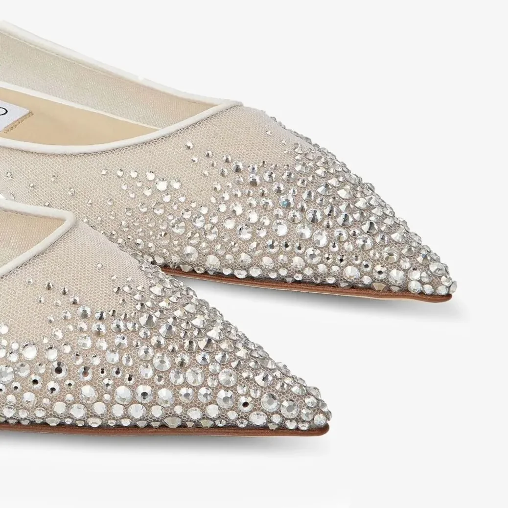 Jimmy Choo Love Flat White LOVEFLATNYT Jimmy Choo Love Flat White LOVEFLATNYT