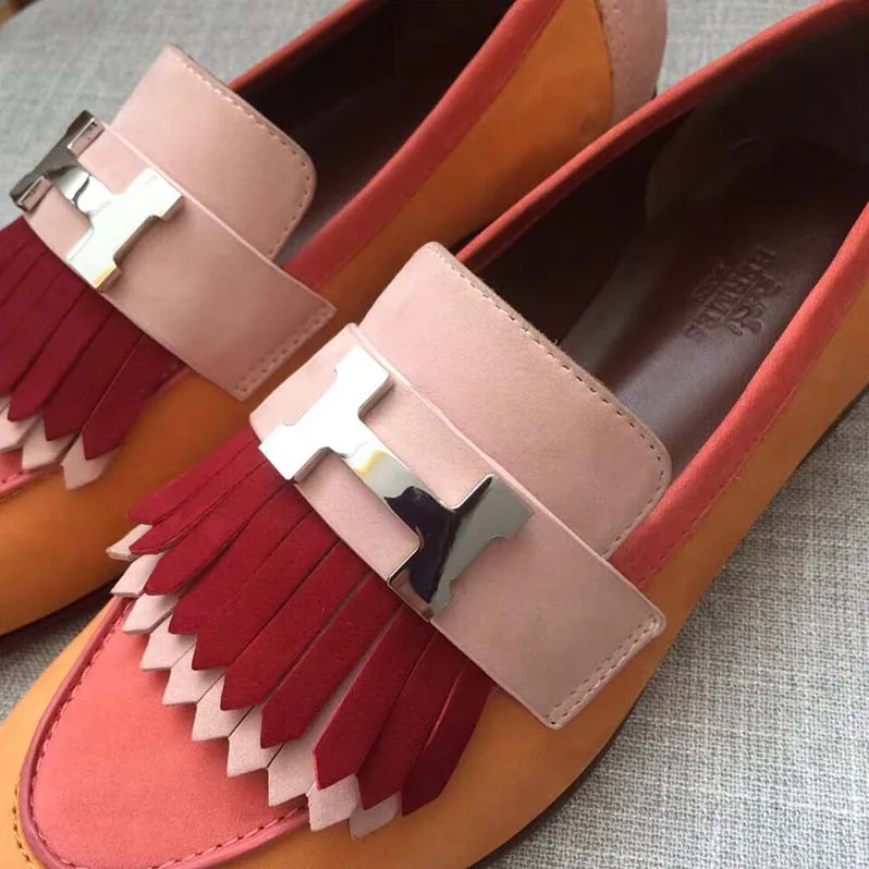 Hermes Shoes Royal Loafer for Women in Pink Hermes Shoes Royal Loafer for Women in Pink