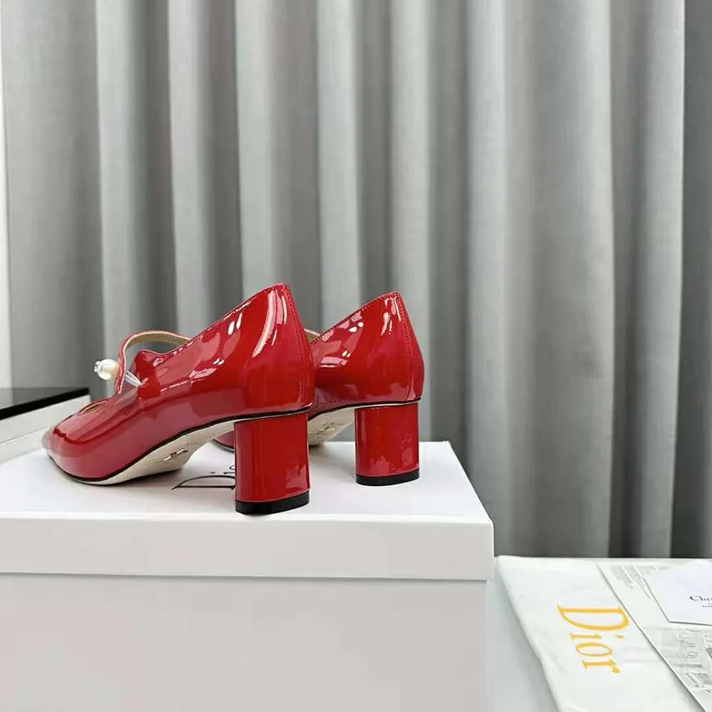 Dior Jolie Dior Pump Amaryllis Red Patent Calfskin for Women