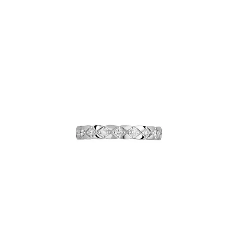 Chanel Coco Crush Ring White Gold Mini Version Chanel Coco Crush Ring White Gold Mini Version