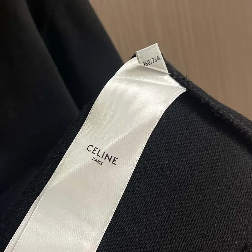 Celine Blason Loose Sweatshirt in Cotton Fleece for Men in Black Celine Blason Loose Sweatshirt in Cotton Fleece for Men in Black