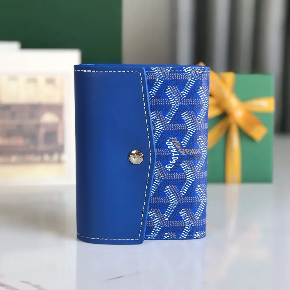 Goyard Saint Gabrie Wallet for Unisex in Blue