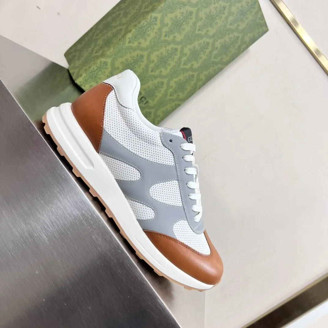 Gucci Sneakers Brown Gray for Men Gucci Sneakers Brown Gray for Men