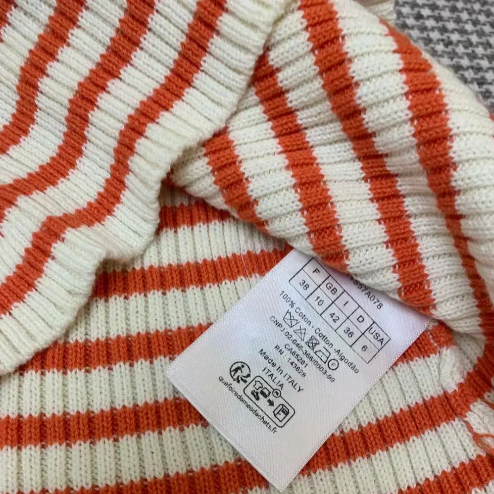 Dior Dioriviera Short-Sleeved Sweater White and Candy Pink Cotton Ribbed Knit for Women Dior Dioriviera Short-Sleeved Sweater White and Candy Pink Cotton Ribbed Knit for Women