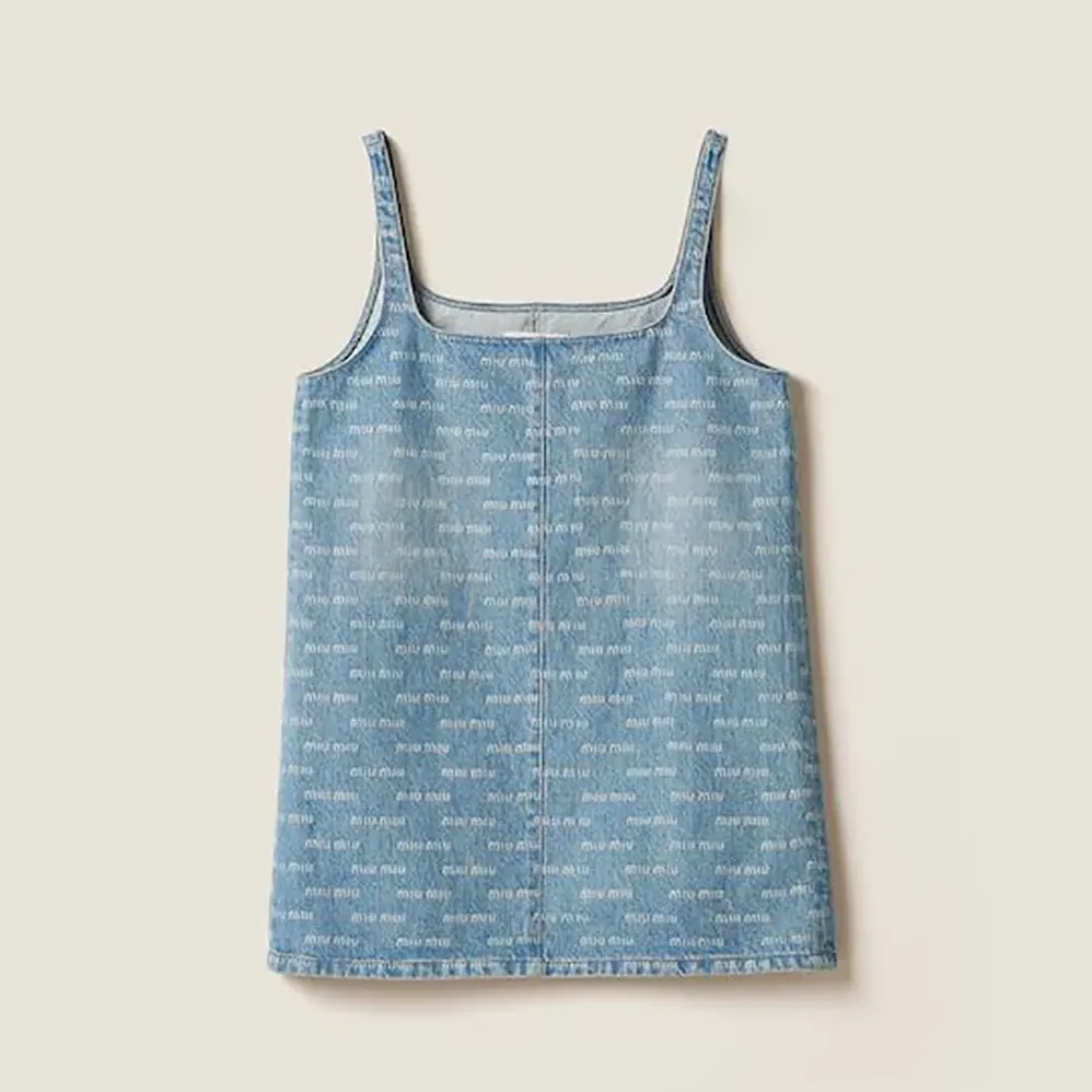 Miu Miu Denim Dress for Women Miu Miu Denim Dress for Women