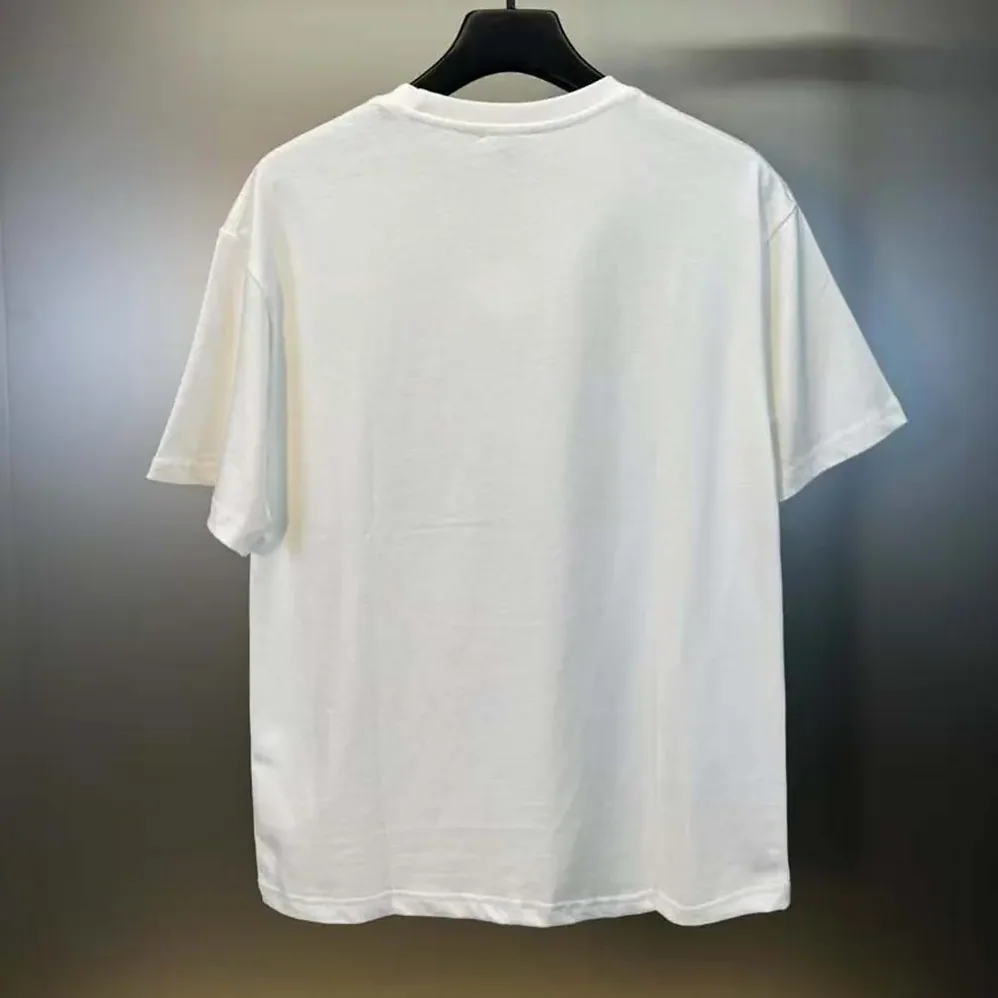 Loewe Glitch Anagram T-shirt in Cotton for Men in White/Red