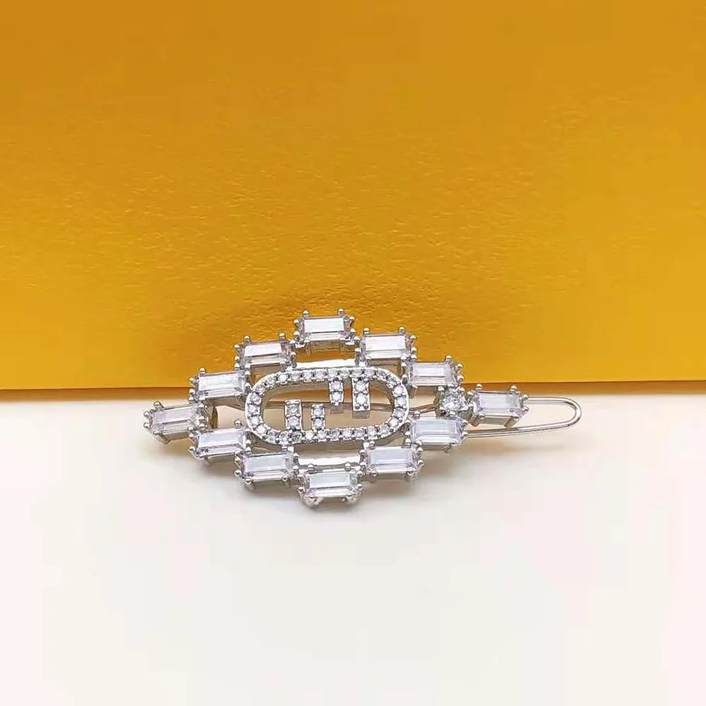 Fendi O'Lock Brooch Silver Coloured for Women