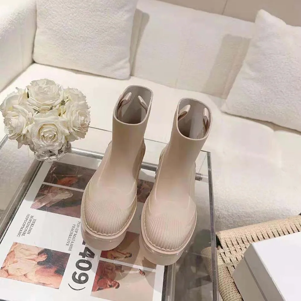 Chloe Raina Rain Boot for Women in Beige