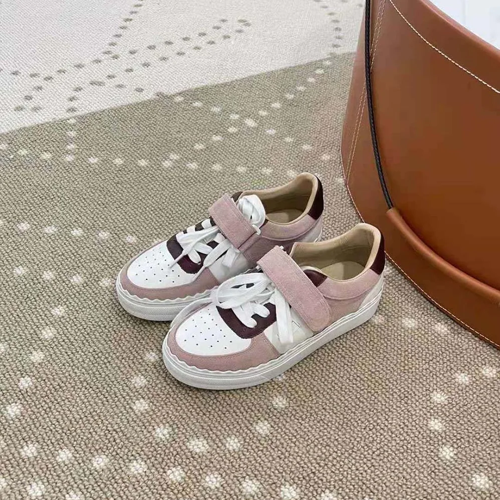 Chloe Lauren Sneaker with Strap for Women in Pink