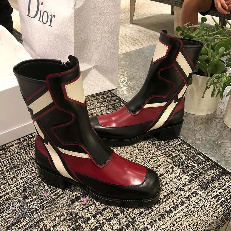 Dior Diorally Calfskin Leather Ankle Boot 45mm Heel for Women in Black Dior Diorally Calfskin Leather Ankle Boot 45mm Heel for Women in Black
