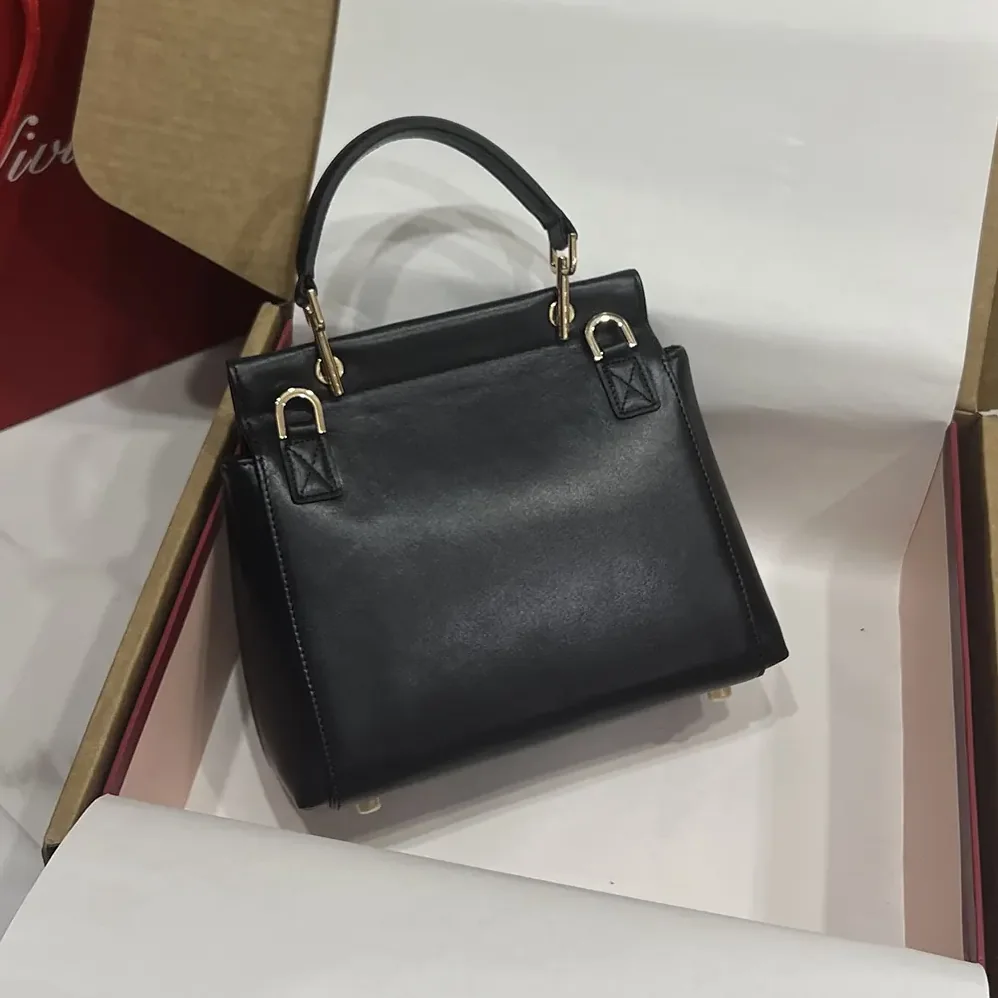 Roger Vivier Cabas Efflorescence Mini Bag in Leather for Women in Black