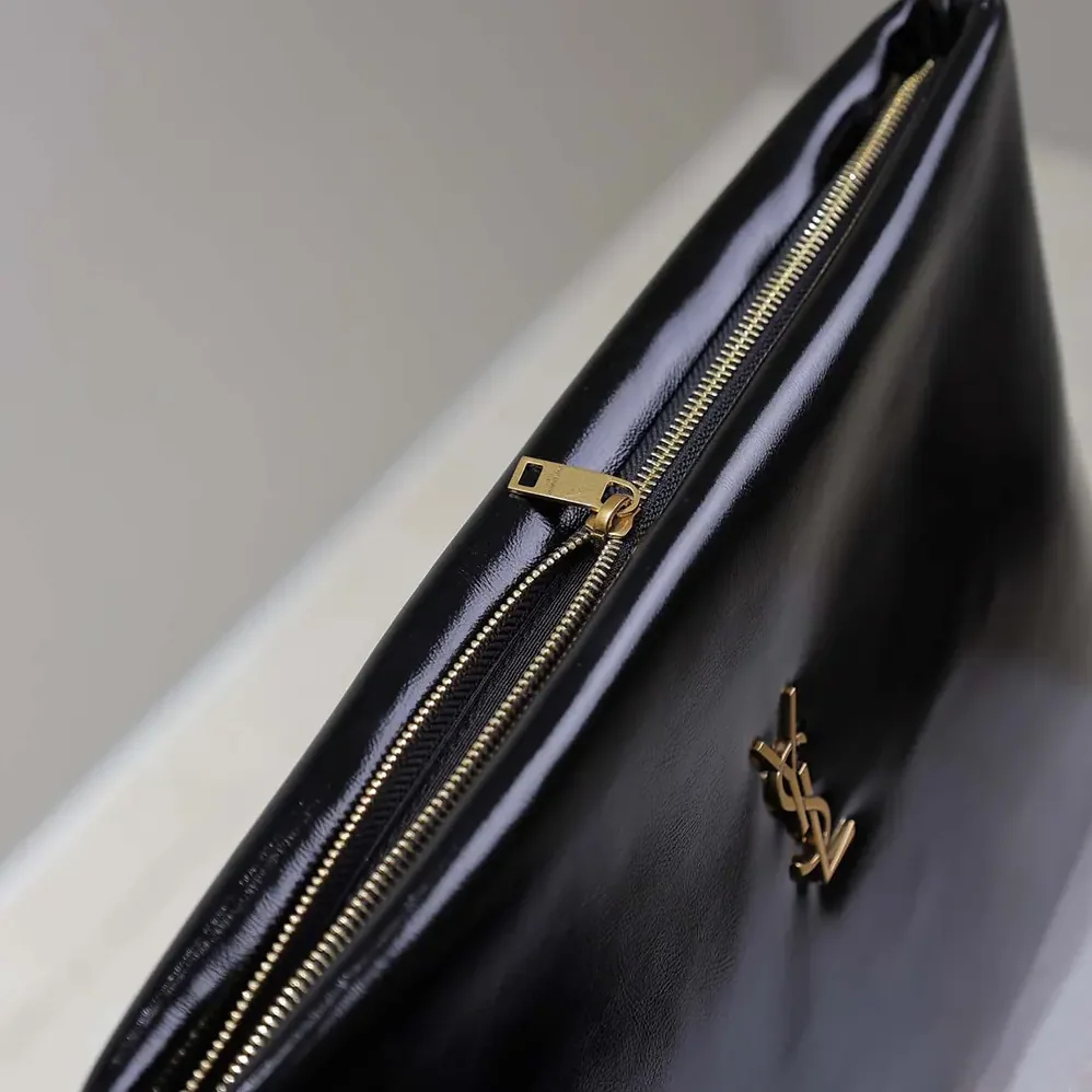 Saint Laurent YSL Calypso Large Pouch in Lambskin for Women Saint Laurent YSL Calypso Large Pouch in Lambskin for Women