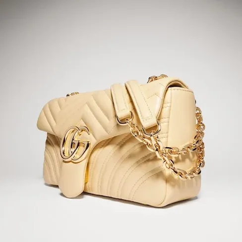 Gucci Marmont Medium Shoulder Bag in Light Yellow Gold Hardware Gucci Marmont Medium Shoulder Bag in Light Yellow Gold Hardware
