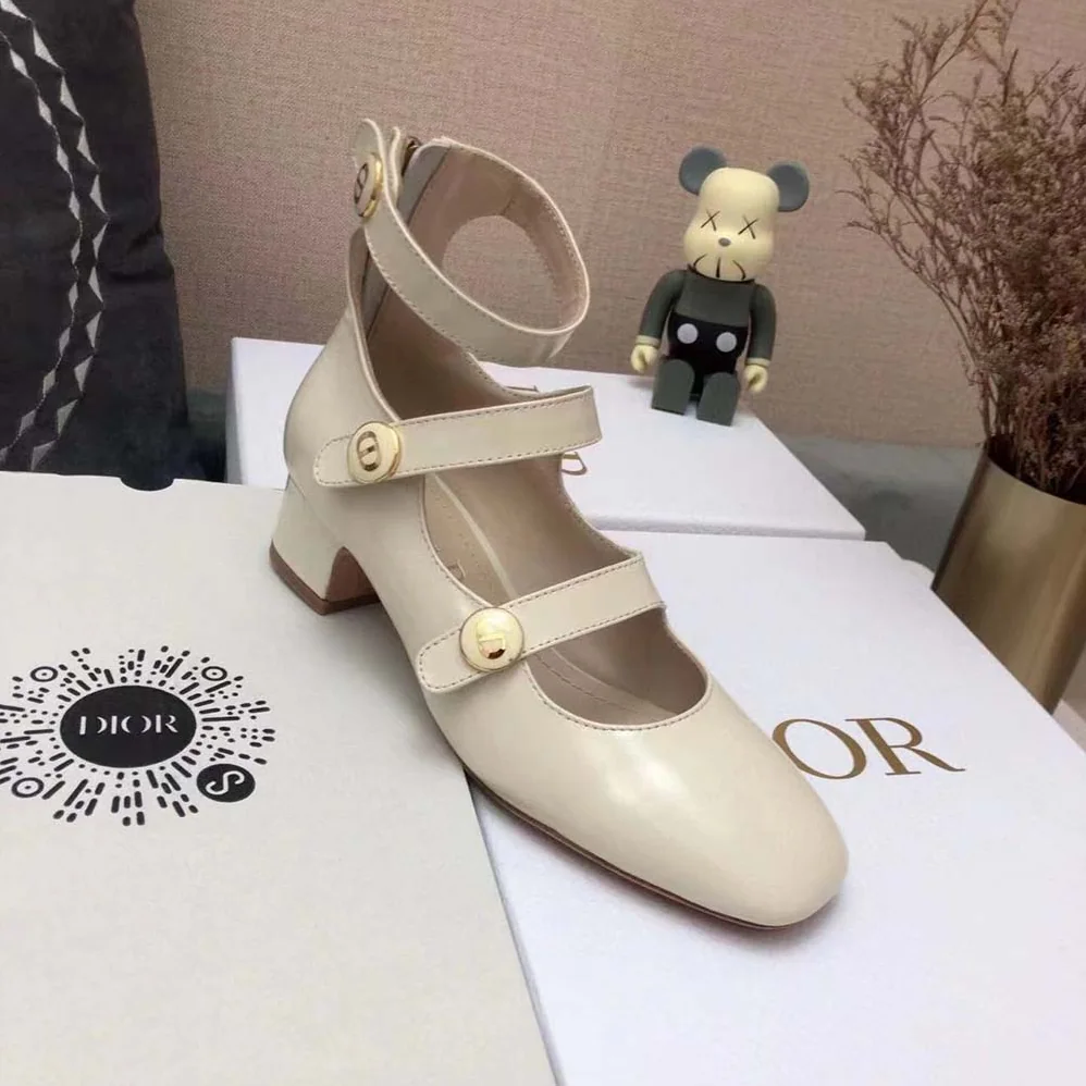 Dior D-Doll Pump White Shiny Calfskin for Women