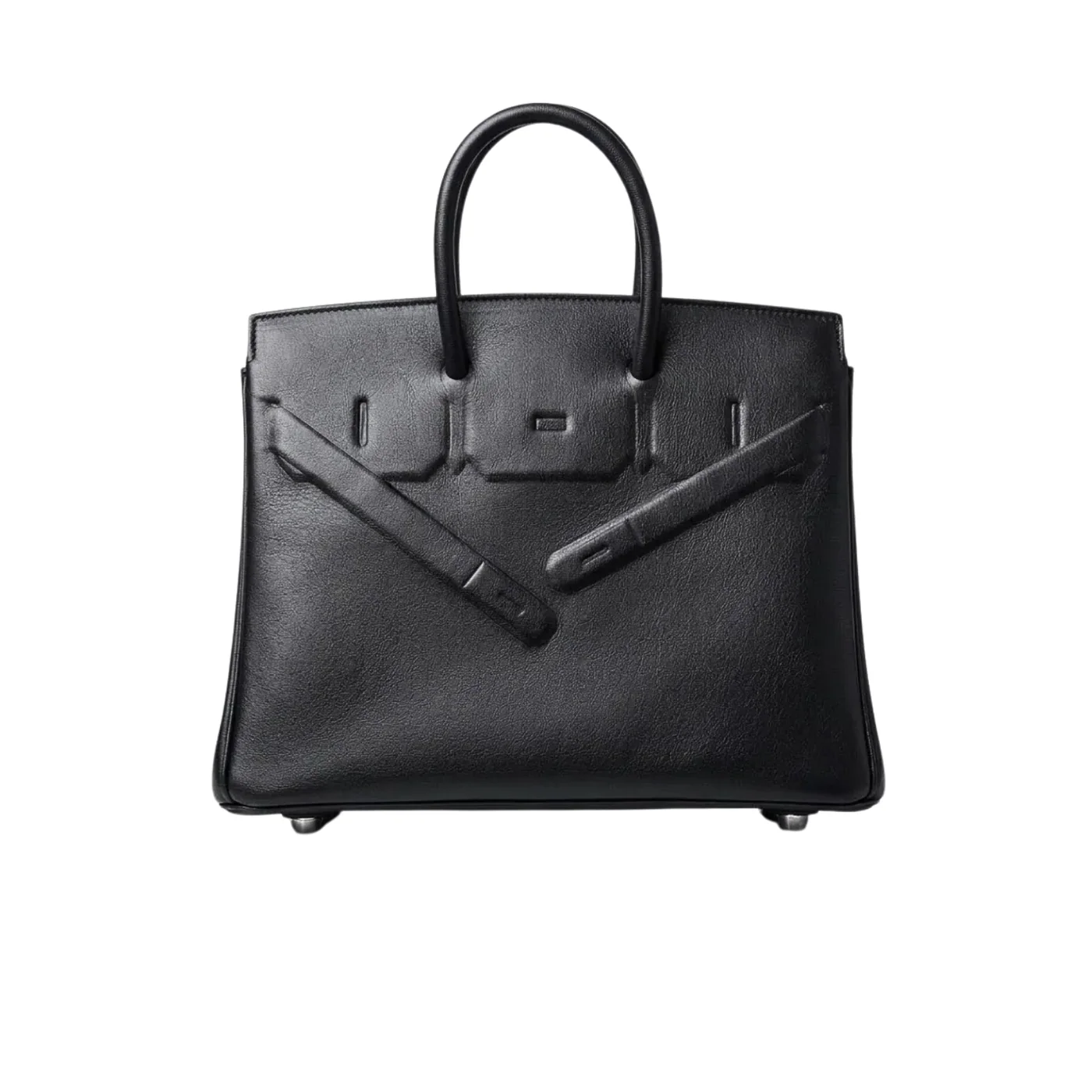 Hermes Birkin Top Handle Bag in Etoupe Shadow Black Hermes Birkin Top Handle Bag in Etoupe Shadow Black