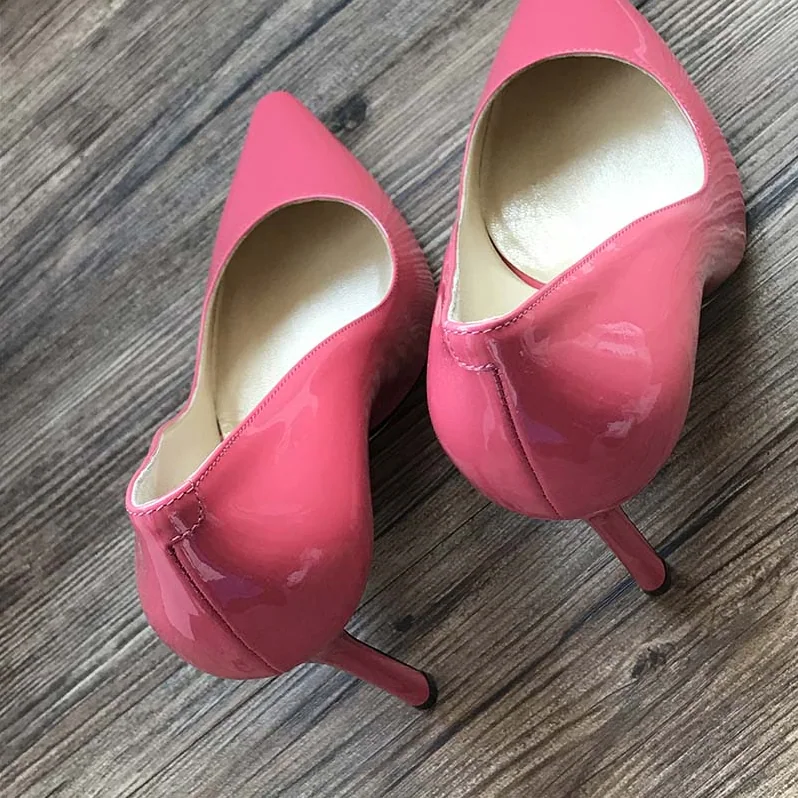 Jimmy Choo Romy 100 Patent Leather Pointy Toe Pumps Shoes Carmine for Women Jimmy Choo Romy 100 Patent Leather Pointy Toe Pumps Shoes Carmine for Women