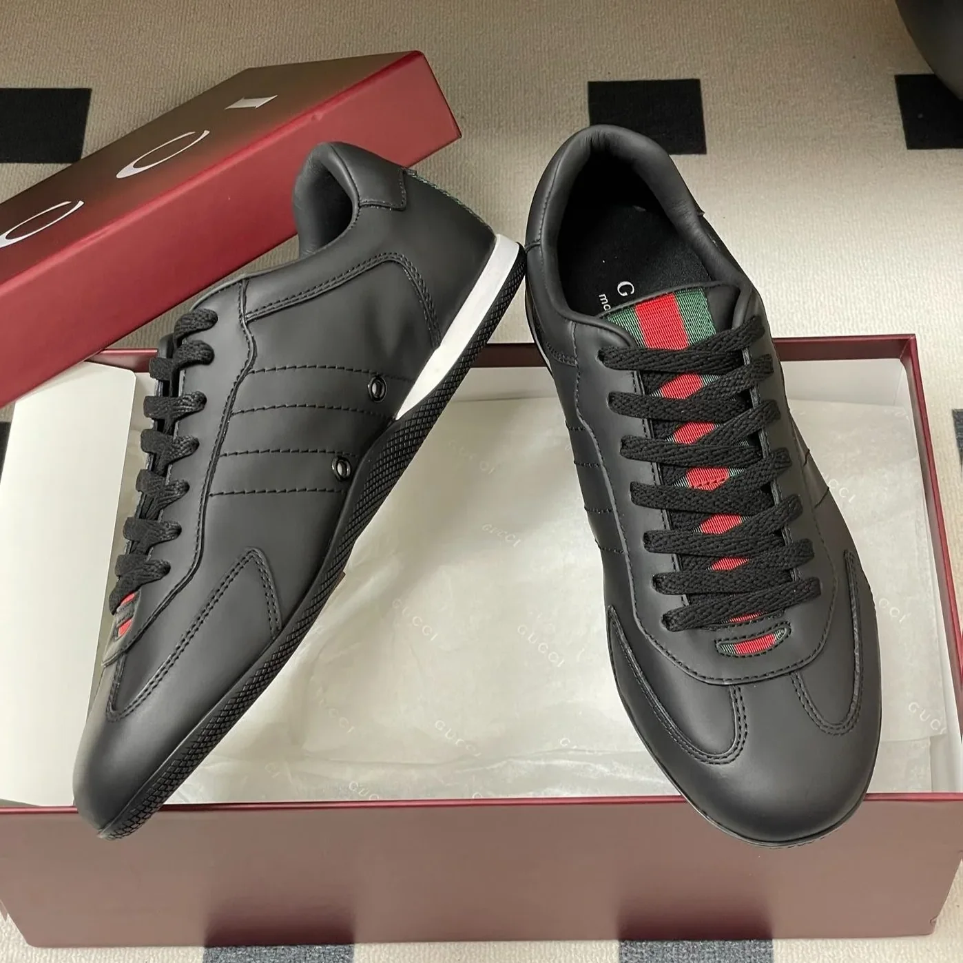 Gucci Shift Sneaker Black Gucci Shift Sneaker Black