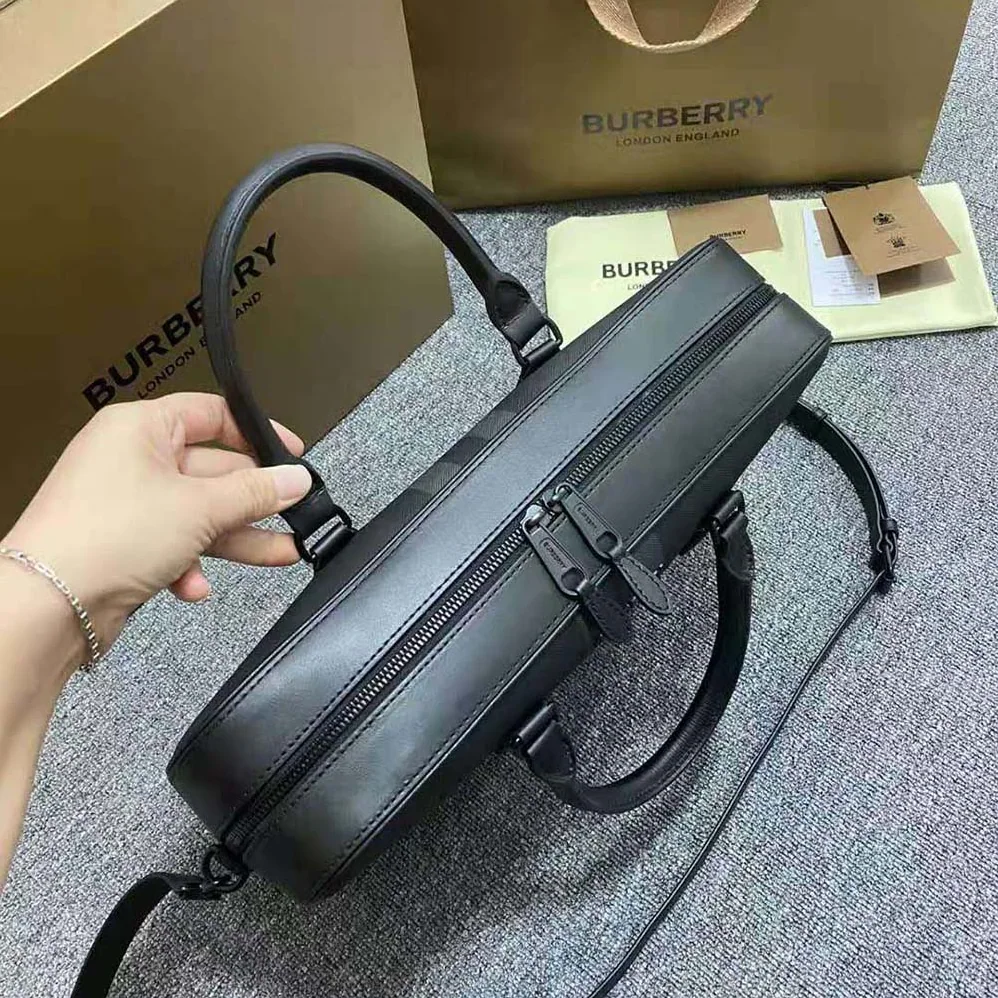 Burberry Slim Ainsworth Briefcase for Men in Gray Burberry Slim Ainsworth Briefcase for Men in Gray