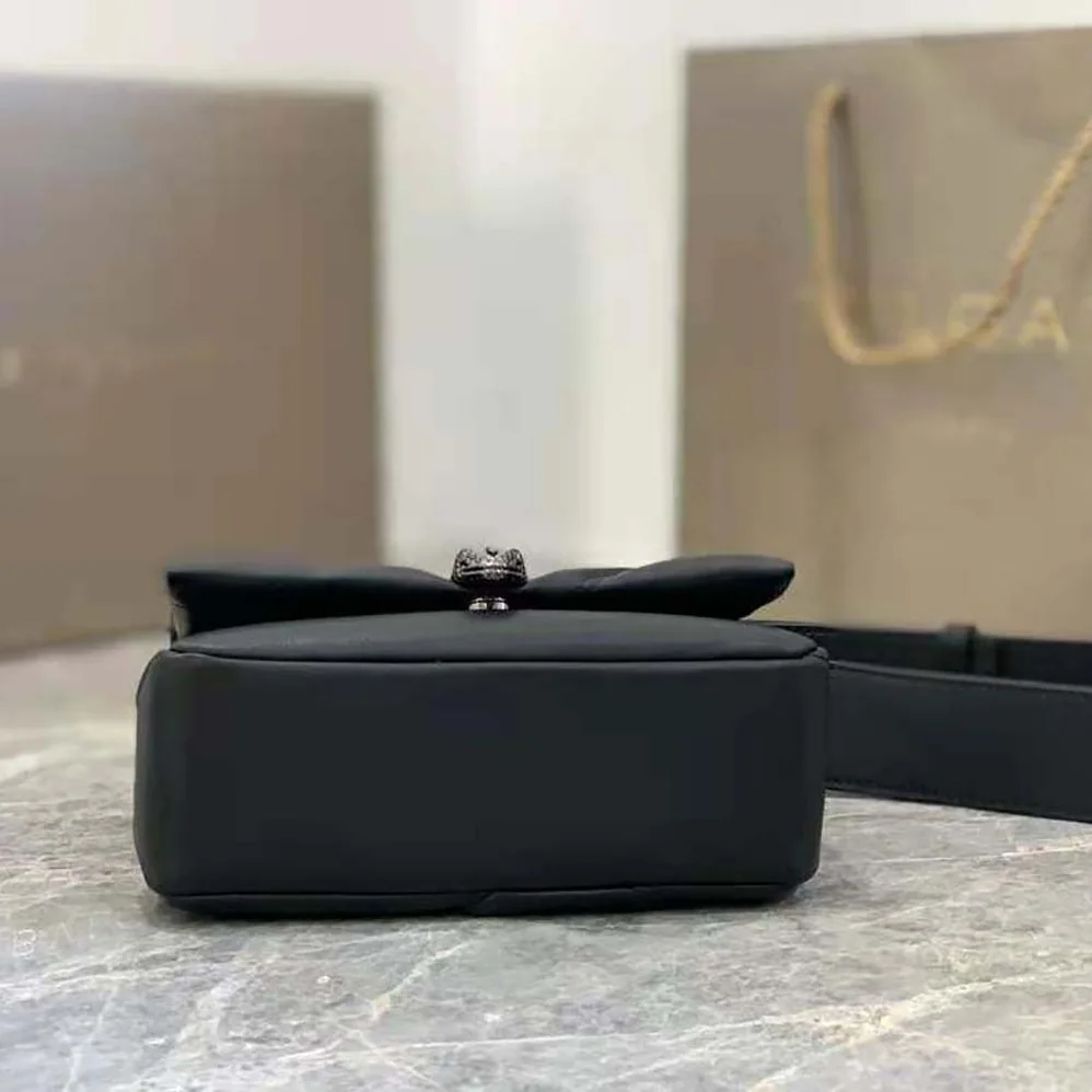 Bvlgari Serpenti Cabochon Crossbody Mini Bag for Women in Black Bvlgari Serpenti Cabochon Crossbody Mini Bag for Women in Black