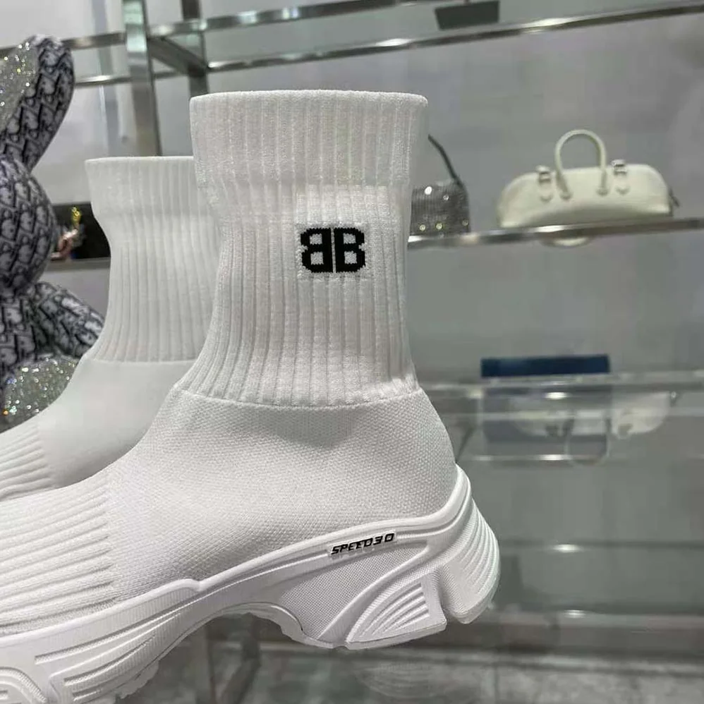 Balenciaga Speed 3.0 Sneaker in White Recycled Knit for Women