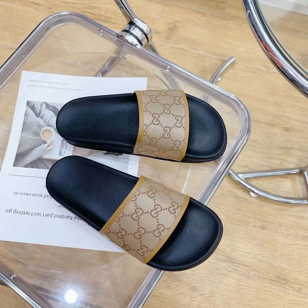 Gucci GG Slide Sandal Black And Brown for Women Gucci GG Slide Sandal Black And Brown for Women