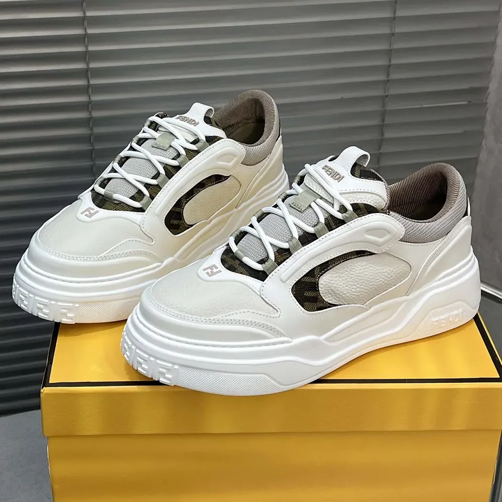 Fendi Force Sneakers White Leather Low for Unisex in tops Fendi Force Sneakers White Leather Low for Unisex in tops
