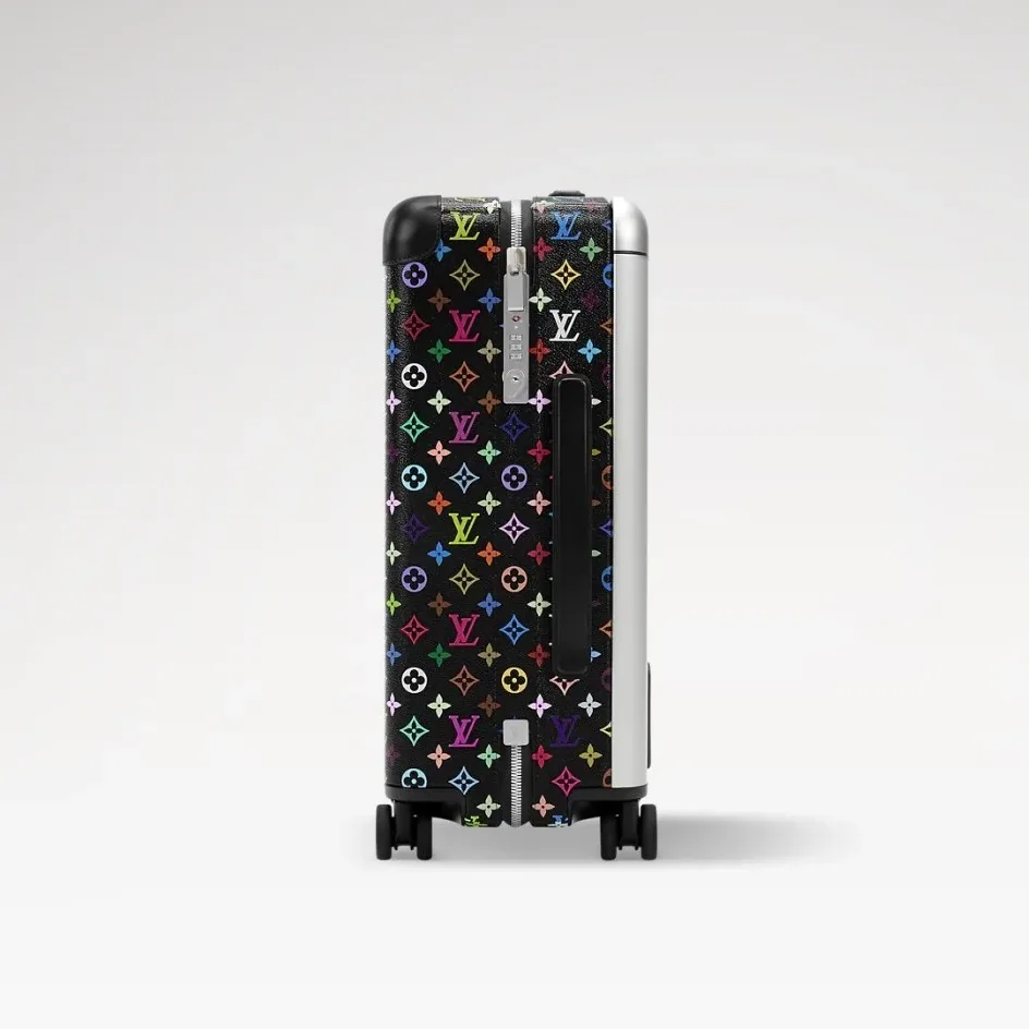 Louis Vuitton LV x TM Horizon 55 Suitcase in Multicolor Noir Silver Hardware