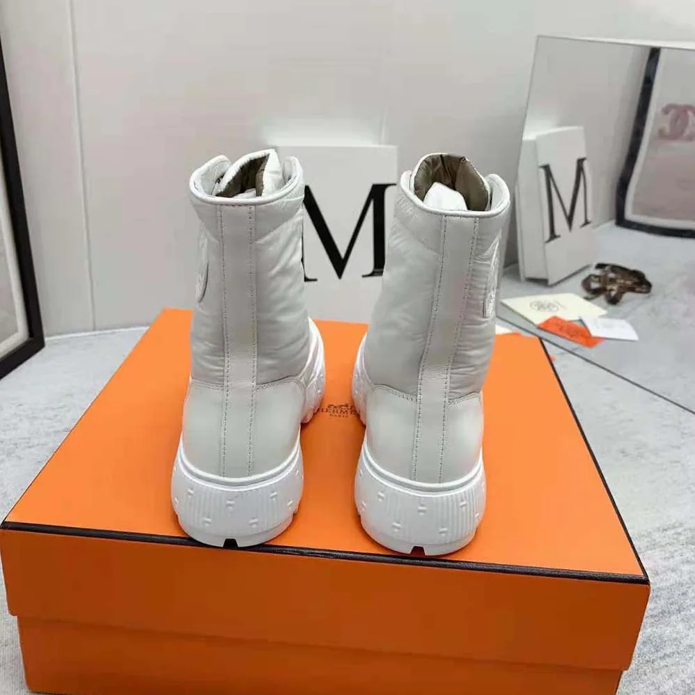 Hermes Fresh Ankle Boot for Women in White Hermes Fresh Ankle Boot for Women in White