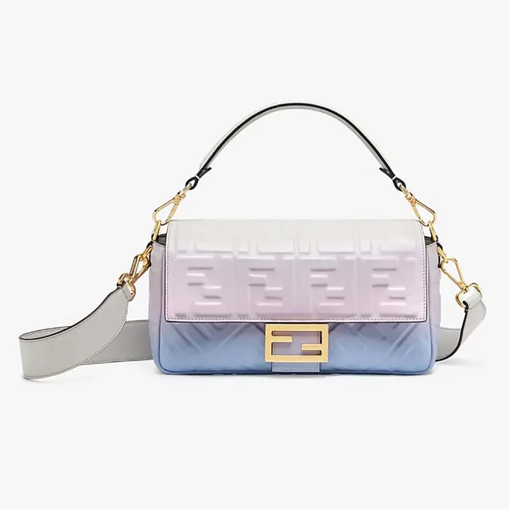 Fendi Baguette Graduated Color Nappa Leather Bag for Women Fendi Baguette Graduated Color Nappa Leather Bag for Women
