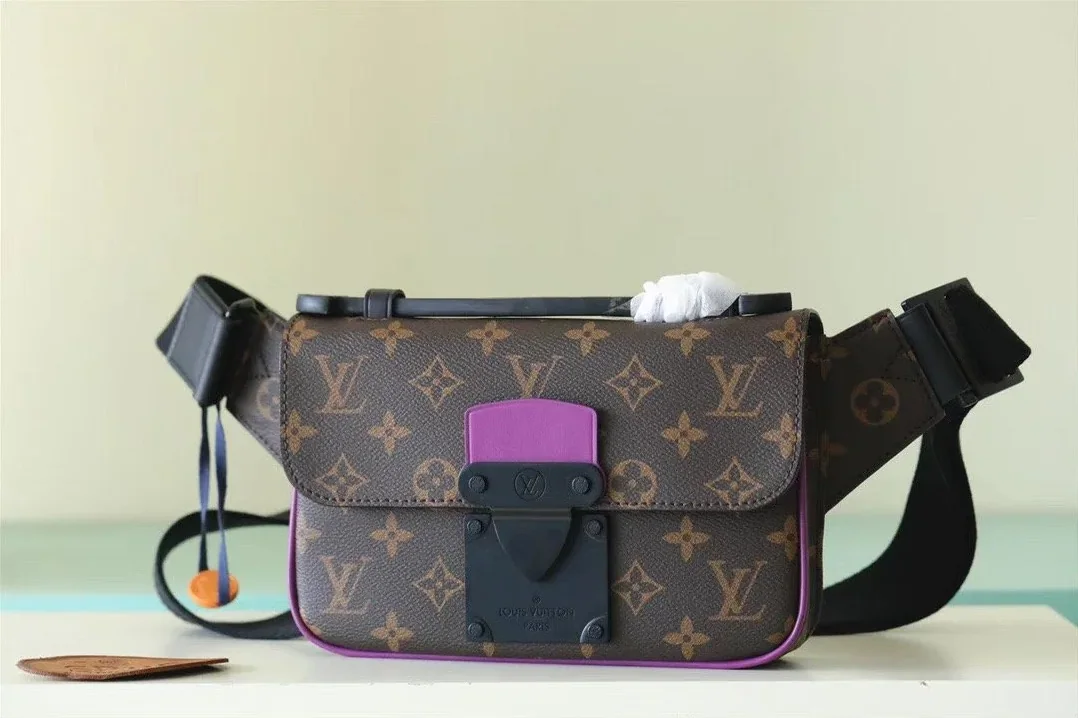 Louis Vuitton S-Lock Sling Monogram Macassar Purple