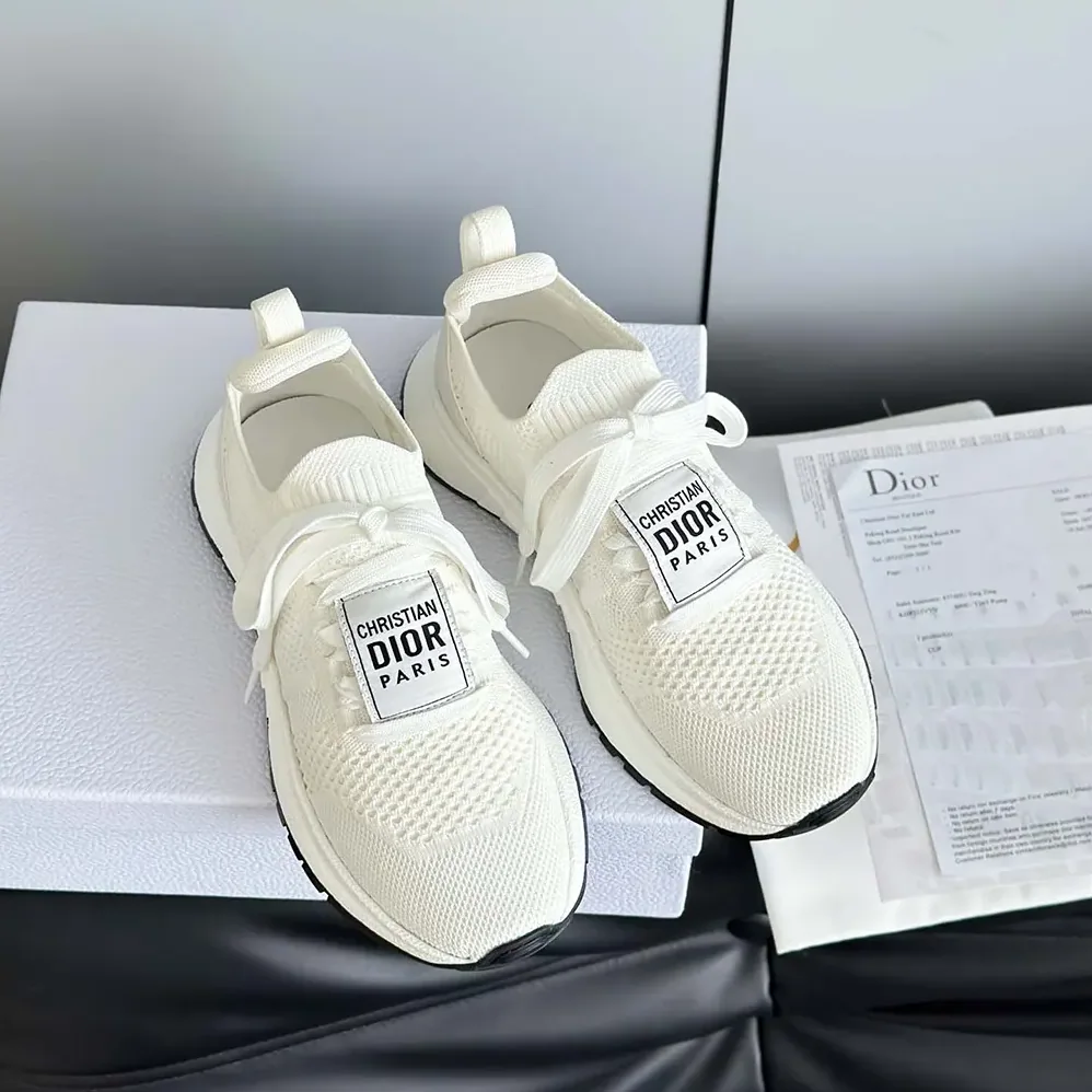 Dior Run'n'Dior Sneaker White Technical Mesh for Unisex Dior Run'n'Dior Sneaker White Technical Mesh for Unisex