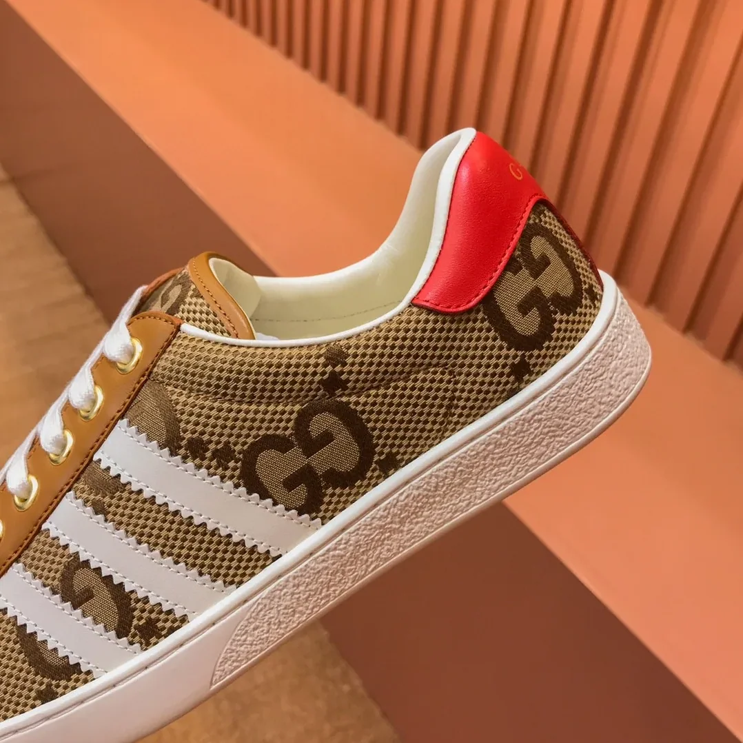 Gucci x Adidas With GG Sneaker Brown for Men Gucci x Adidas With GG Sneaker Brown for Men