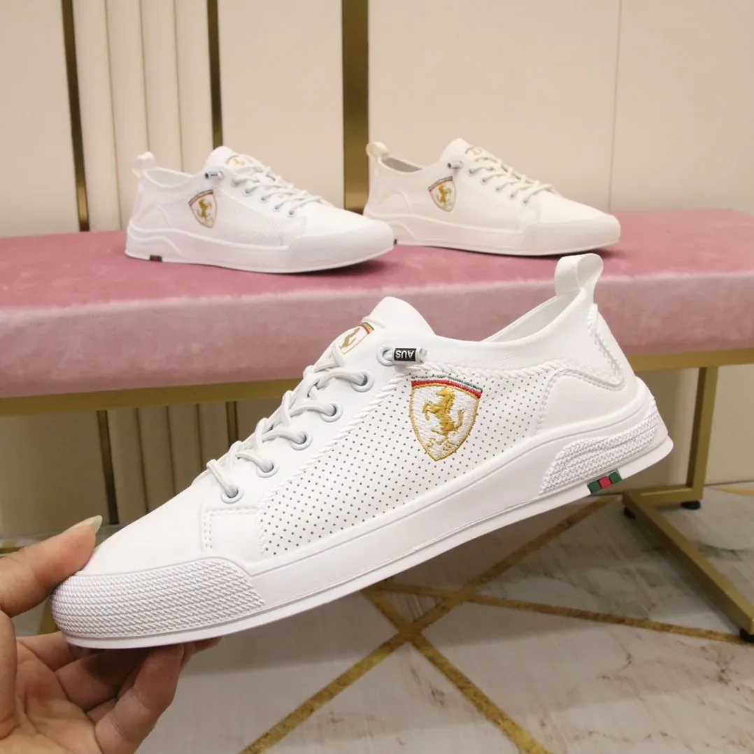 Gucci Ferrari Sneaker Loafer White for Men Gucci Ferrari Sneaker Loafer White for Men