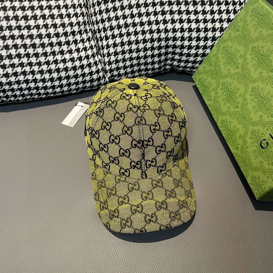 Gucci Baseball Hat Yellow