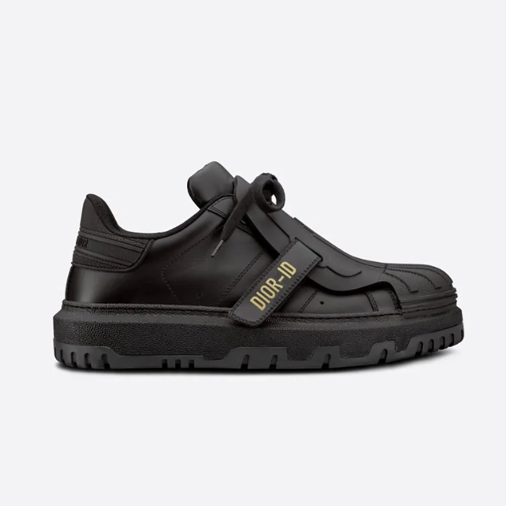Dior Dior-Id Sneaker Black Rubber and Calfskin for Women Dior Dior-Id Sneaker Black Rubber and Calfskin for Women