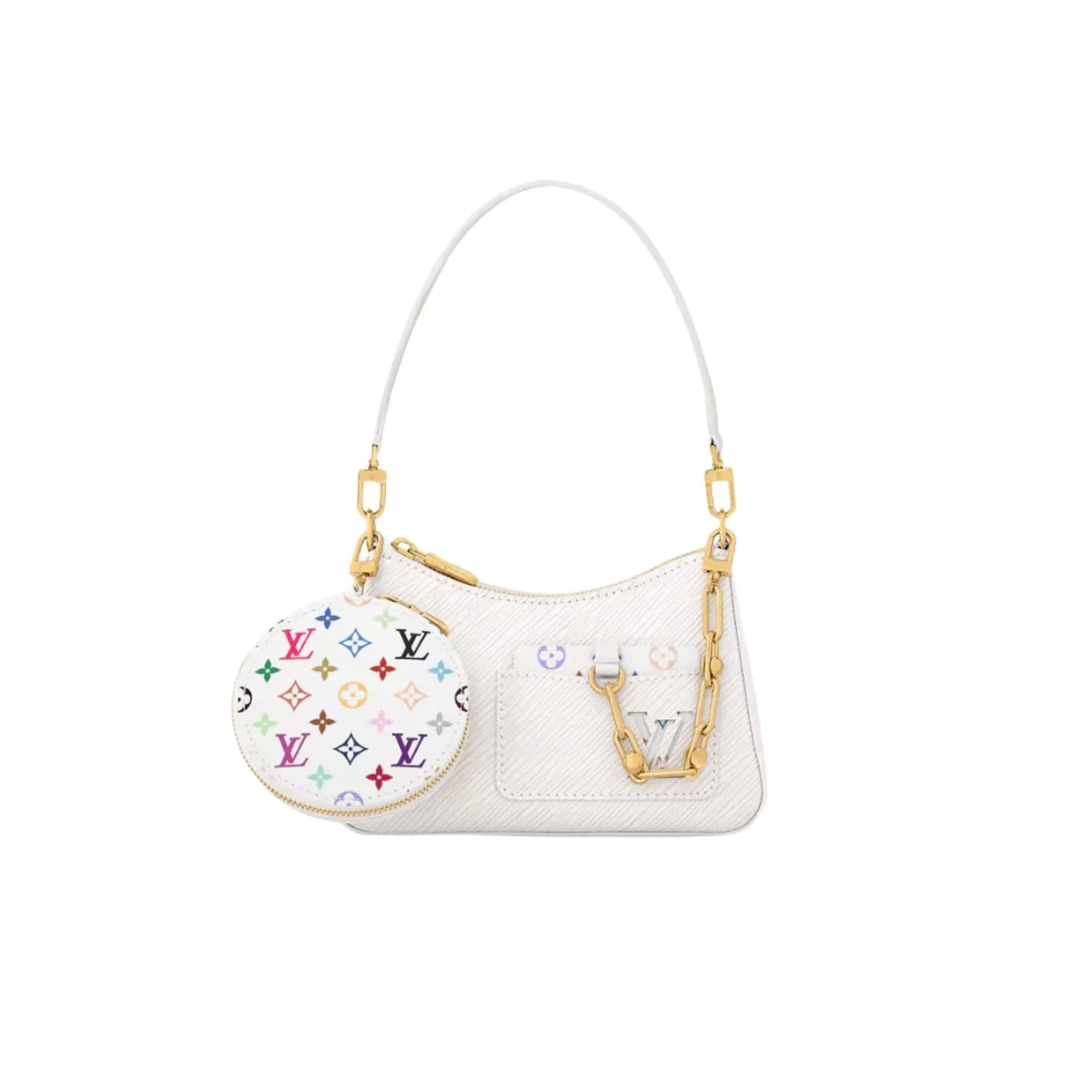 Louis Vuitton LV x TM Marellini Bag White / Louis Vuitton LV x TM Marellini Bag White /