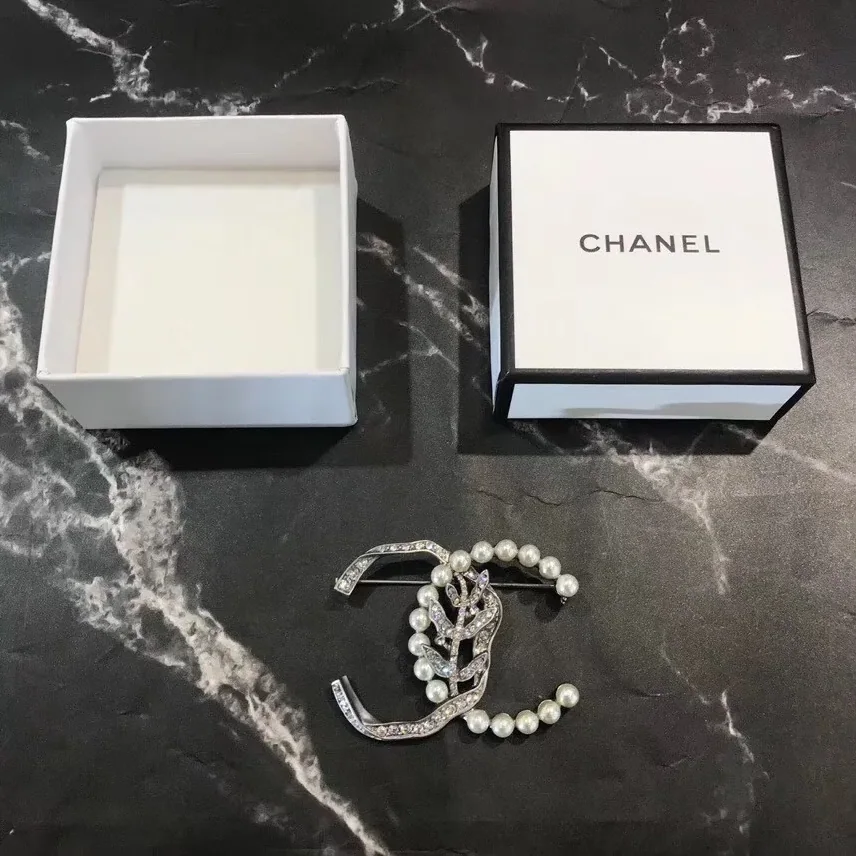 Chanel Brooch Jewelry Sliver Hardware