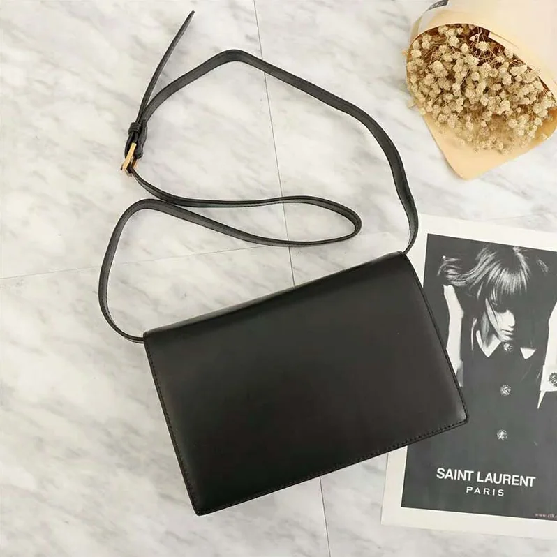Saint Laurent YSL Bellechasse Saint Laurent Medium Leather Suede for Women