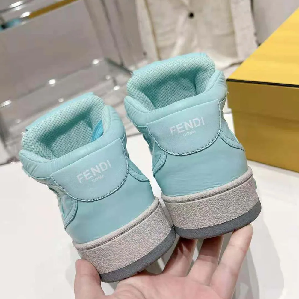 Fendi Match Turquoise Nylon High for Unisex in Tops Fendi Match Turquoise Nylon High for Unisex in Tops