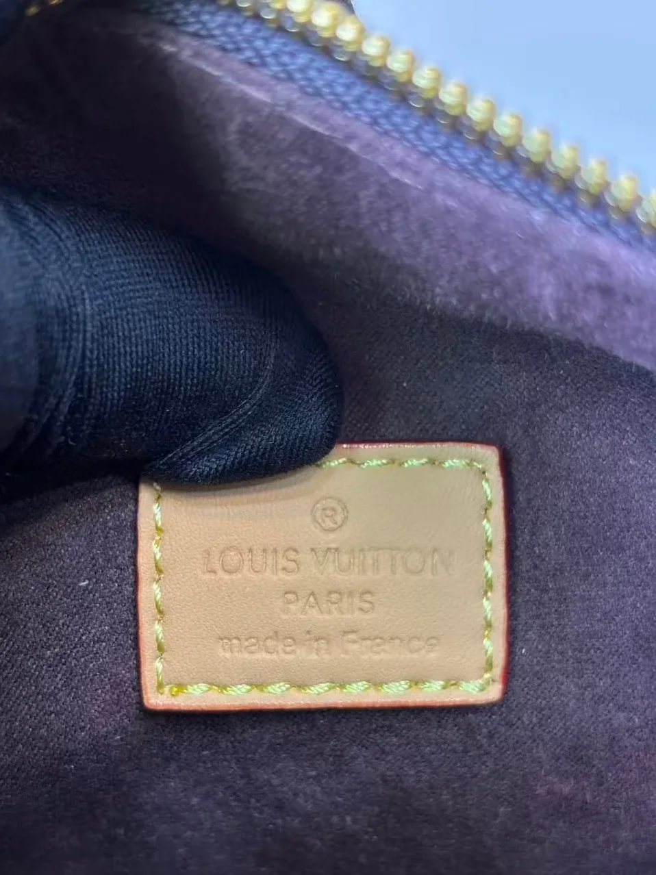 Louis Vuitton Side Trunk MM Shoulder Bag Brown Monogram Canvas Gold Hardware